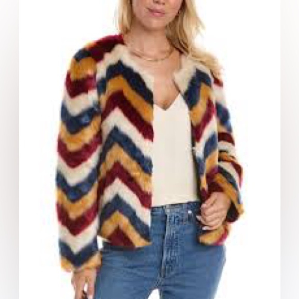 UNREAL fur coat trendy UF size s